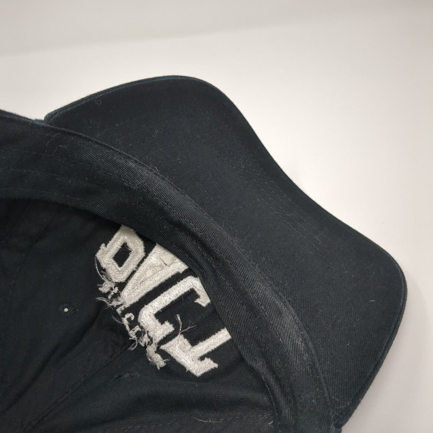 Rejection Pact Slideback Hat Black OS Adjustable Embroidered Classics Yupoong