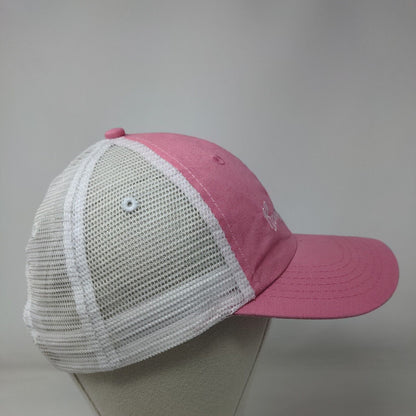 Beaufort Belle Snapback Trucker Hat Pink One Size Adjustable Mesh Back Adams