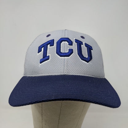 Zephyr Z Fit Men's Hat Gray Blue Size S TCU Horned Frogs Texas Christian