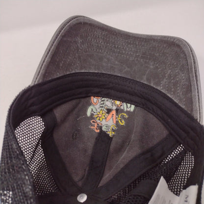 Let Love Grow Slideback Mesh Back Trucker Hat Gray OSFA Mighty Fine