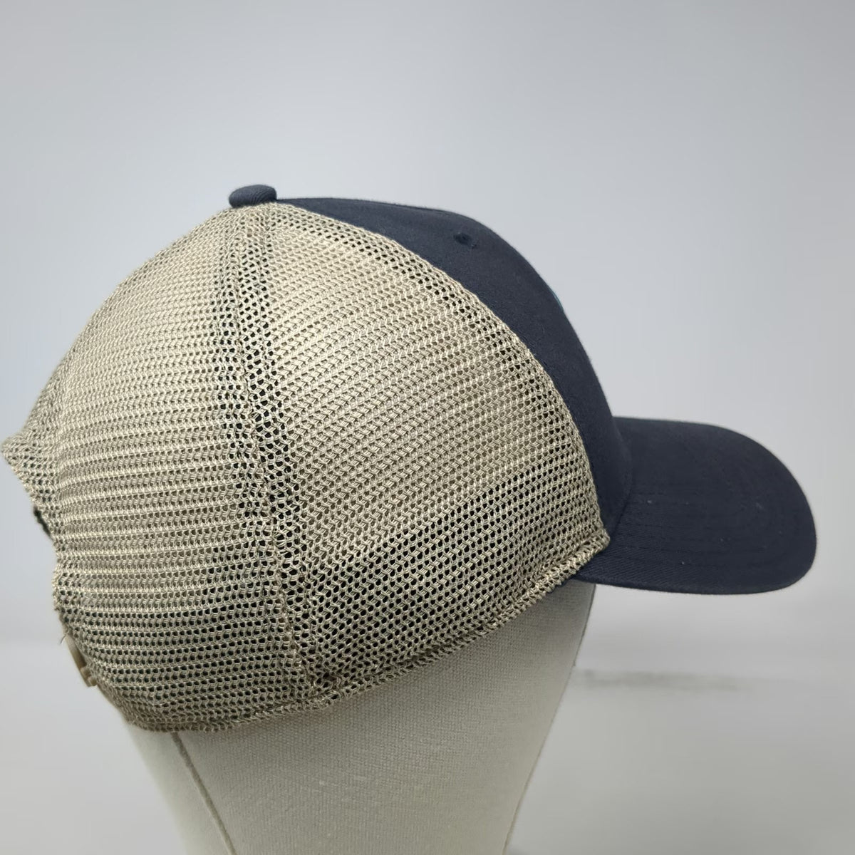 Seattle Kraken NHL '47 Trucker Hat Blue Beige One Size Snapback Mesh Logo Crown