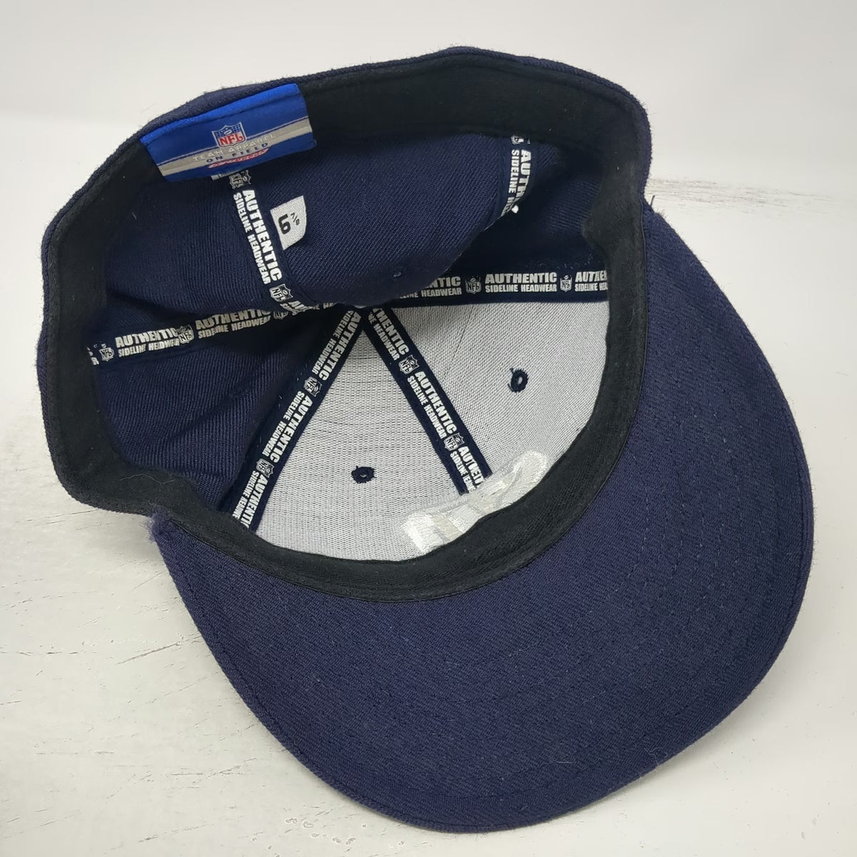 Reebok San Diego Chargers NFL Blue 6 7/8 Wool Fitted Sideline Embroidered Hat