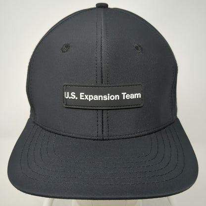 Jackalope Trucker Hat Black One Size U.S. Expansion Team Perforated Snapback