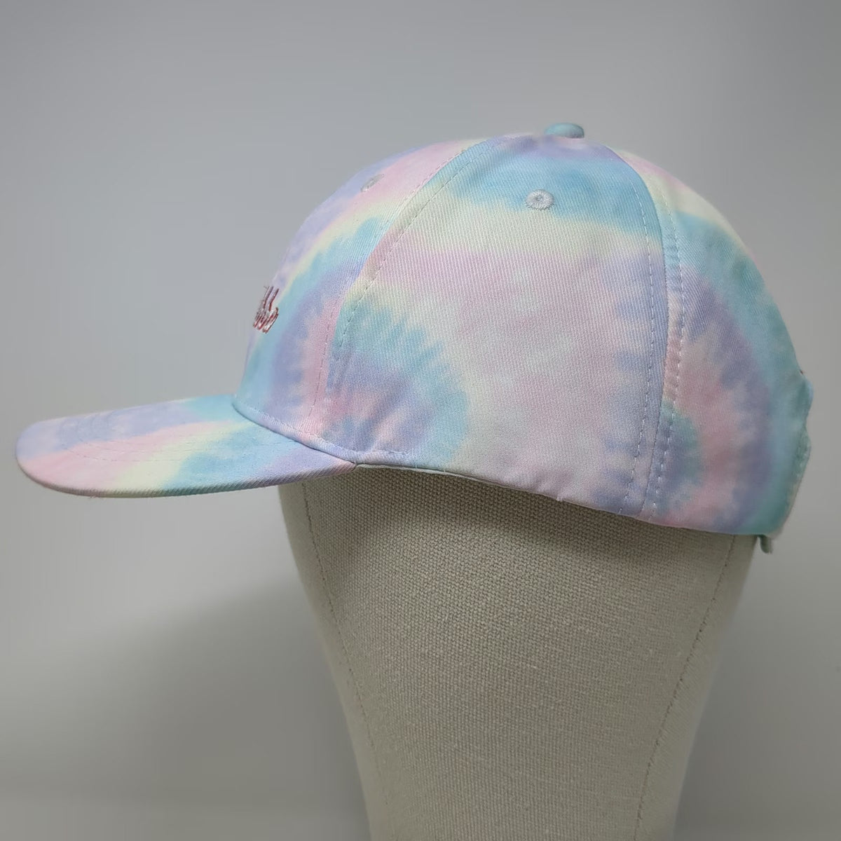 Bubba Gump Baseball Cap Blue Pink One Size Daytona Beach Heart Tie Dye Hat