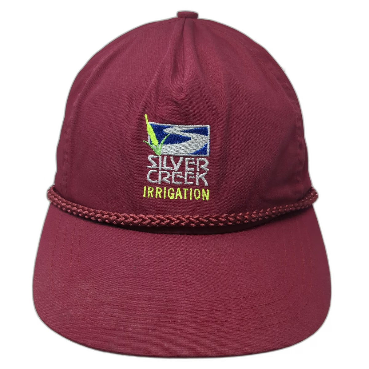 Sportcap 5 Panel Red One Size Silver Creek Irrigation Rope Slideback Hat Cotton