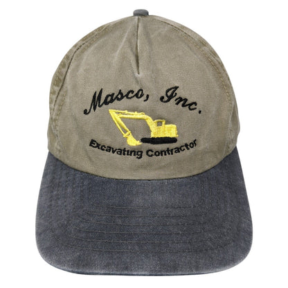 Masco Inc. Excavating Contractor Slideback Hat Multicolor One Size