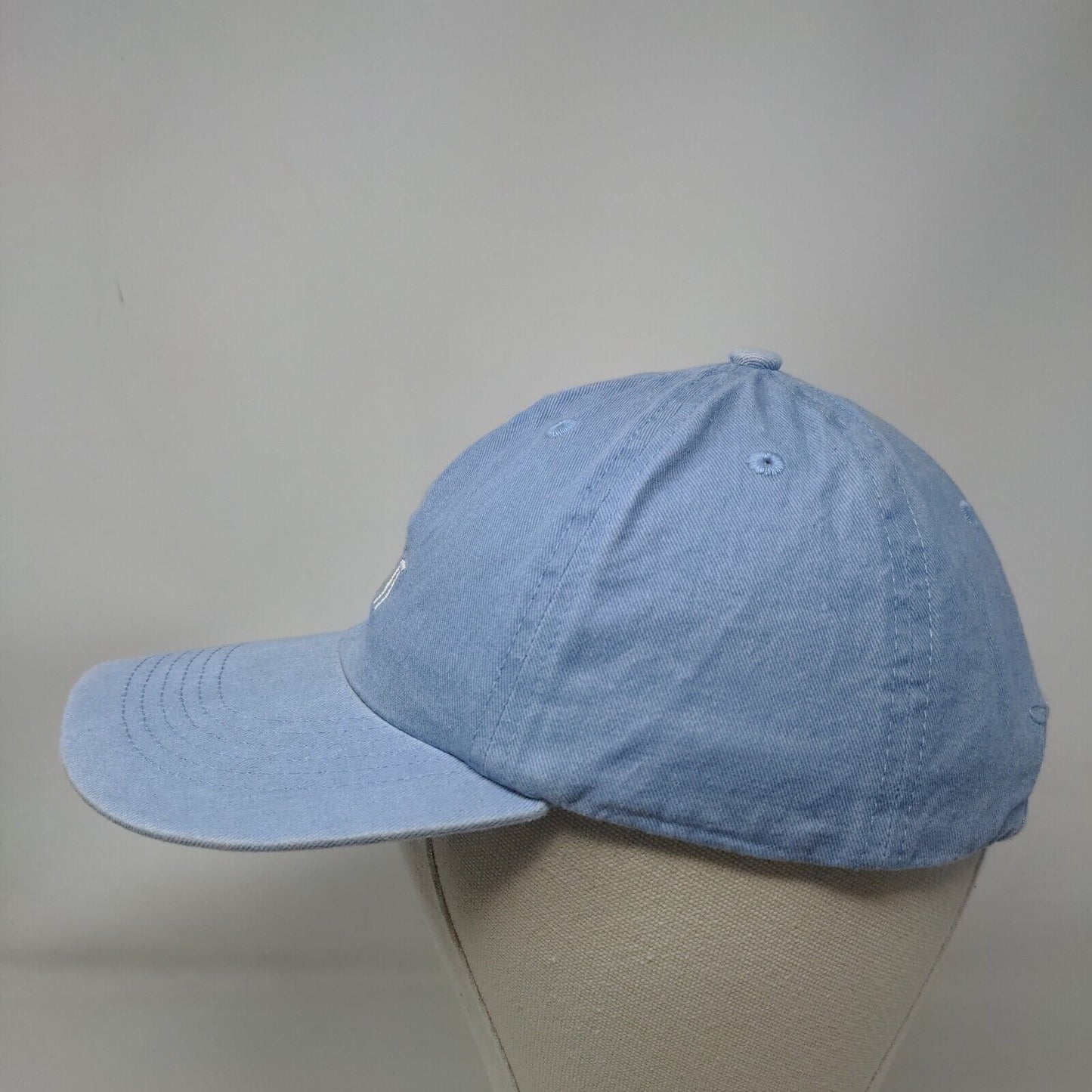 Get It Strapback Hat Blue OSFA Embroidered Adjustable Solid 6 Panel