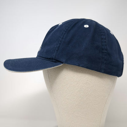 Yupoong Baseball Cap Blue One Size Hat Pilgrims Sailing Ship Graphic Strapback
