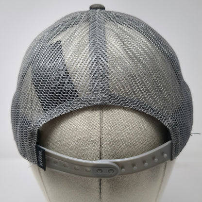 KÜHL Trucker Hat Gray One Size Mesh Back Snapback Mountain Shield Logo Patch