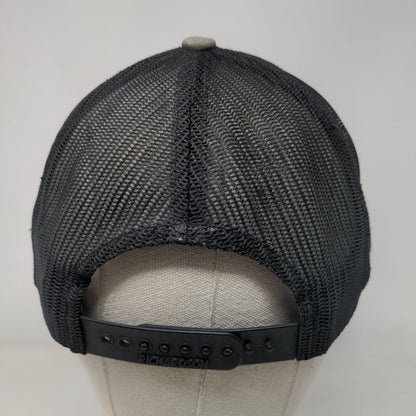 Longboard Snapback Mesh Back Trucker Hat Gray Adjustable Richardson