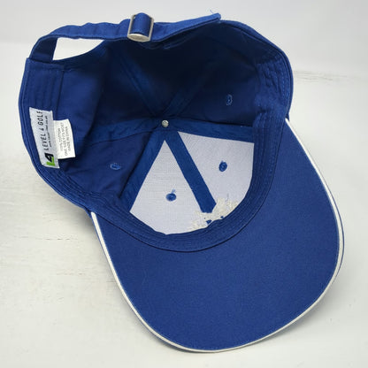 Level 4 Golf Gleneagles Scotland Logo Baseball Cap Blue One Size Slideback Hat