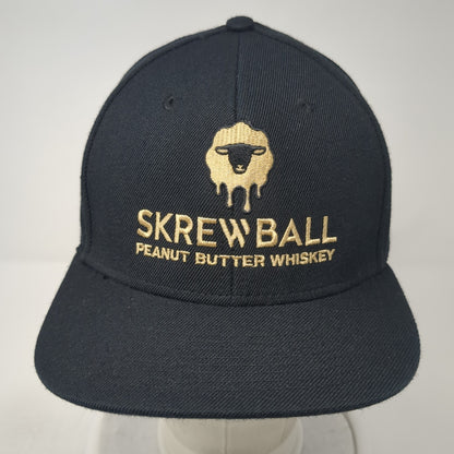 Skrewball Peanut Butter Whiskey Snapback Hat Black One Size Headstart