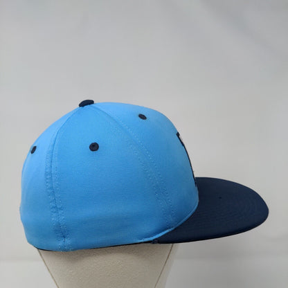 Letter L Youth Fitted Hat Blue One Size Adjustable Embroidered 6 Panel Boombah