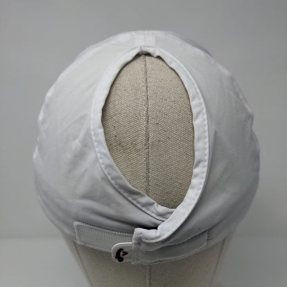 Callaway by Ponyflo Ponyback Strapback Hat White OSFA Adjustable Embroidered