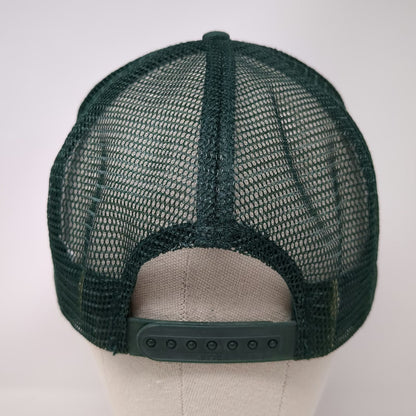 Otto Trucker Hat Green One Size Kootenai Tribe Idaho Fisheries Program Rope