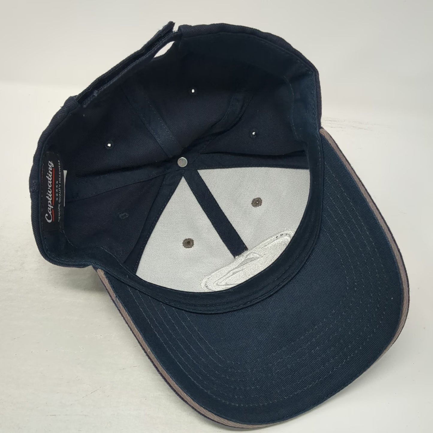 Penn State Nittany Lions NCAA Captivating Blue One Size Cap Hat Strapback Gray