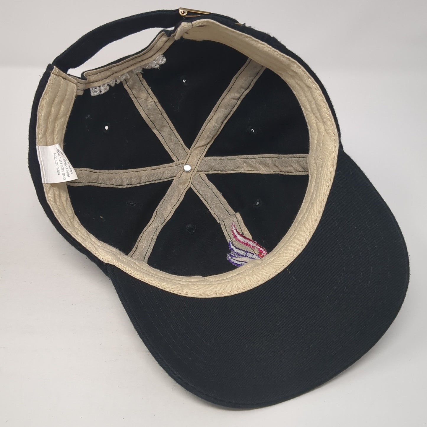 Brain Boss Slideback Hat Black One Size Adjustable Embroidered Logo