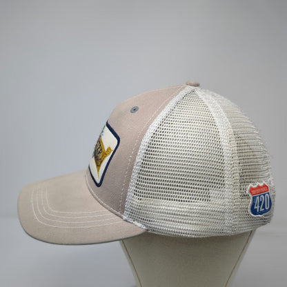 SweetWater Brewing Co Baseball Cap Beige One Size Mesh Back Strapback Craft hat