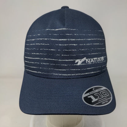 Natixis Snapback Hat Blue One Size Flexfit Tech 110 Travis Matthew Novelty Cap