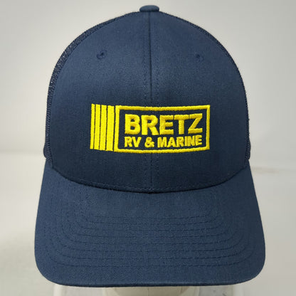 Yupoong Classics Trucker Hat Blue One Size Bretz RV & Marine Mesh Snapback