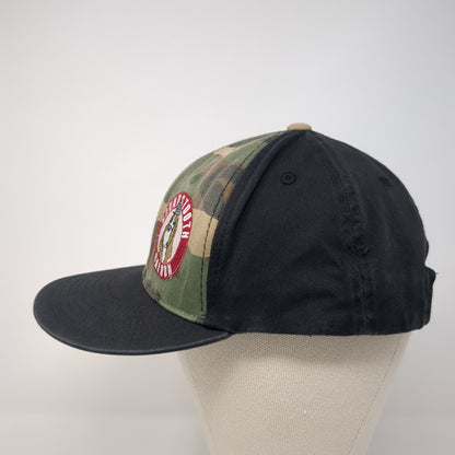 Houndstooth Saloon Snapback Cap Multicolor One Size Adjustable Embroidered Decky