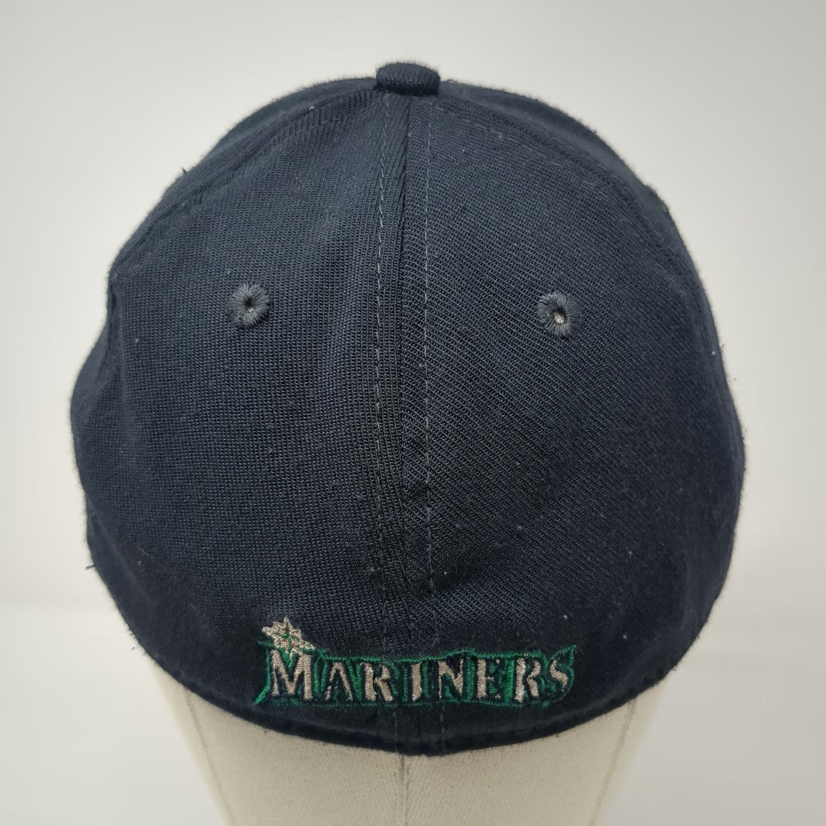 Seattle Mariners MLB New Era Blue Baseball Cap Size M 39THIRTY Stretch Fit Hat