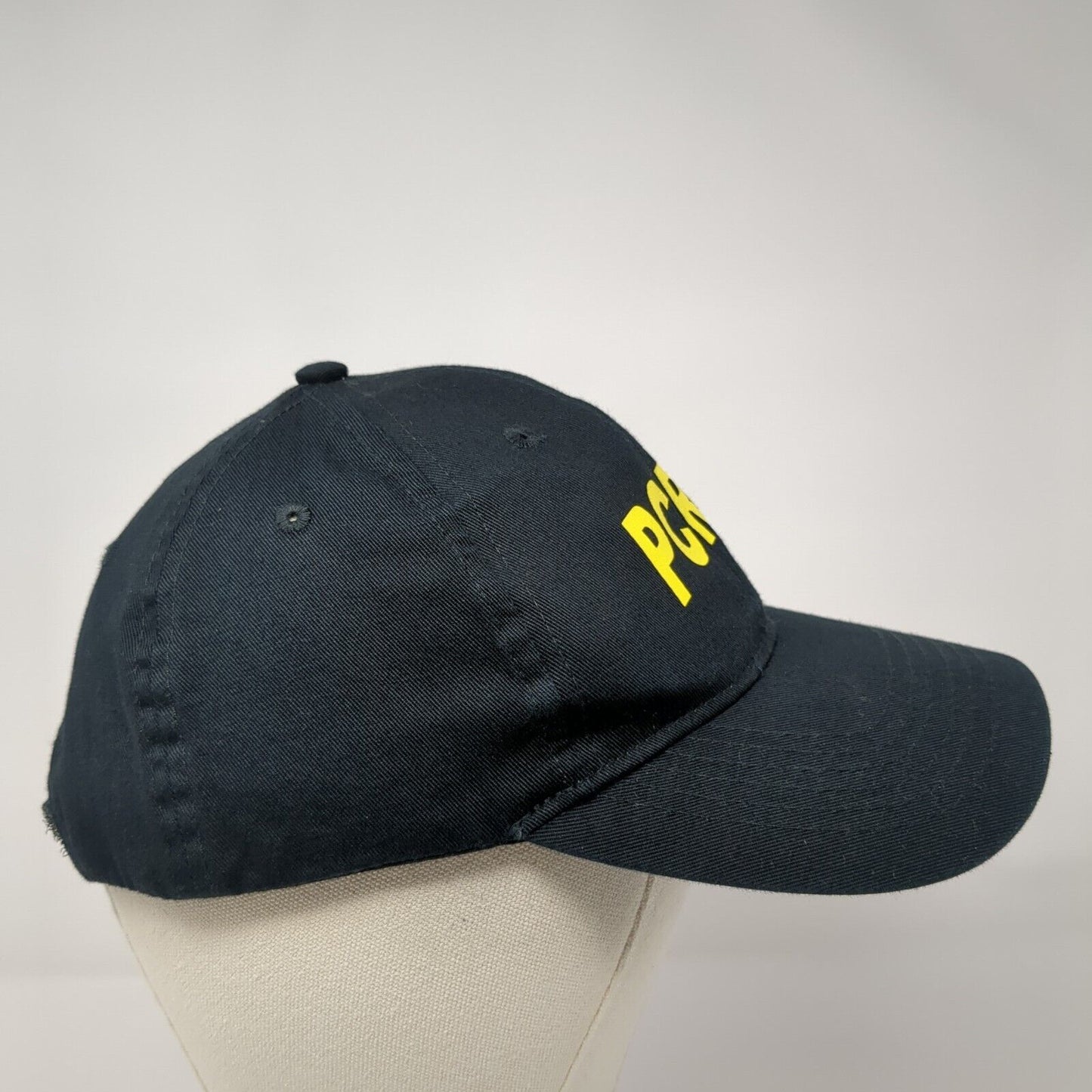 PCRD Strapback Hat Black Youth One Size Adjustable Port & Company