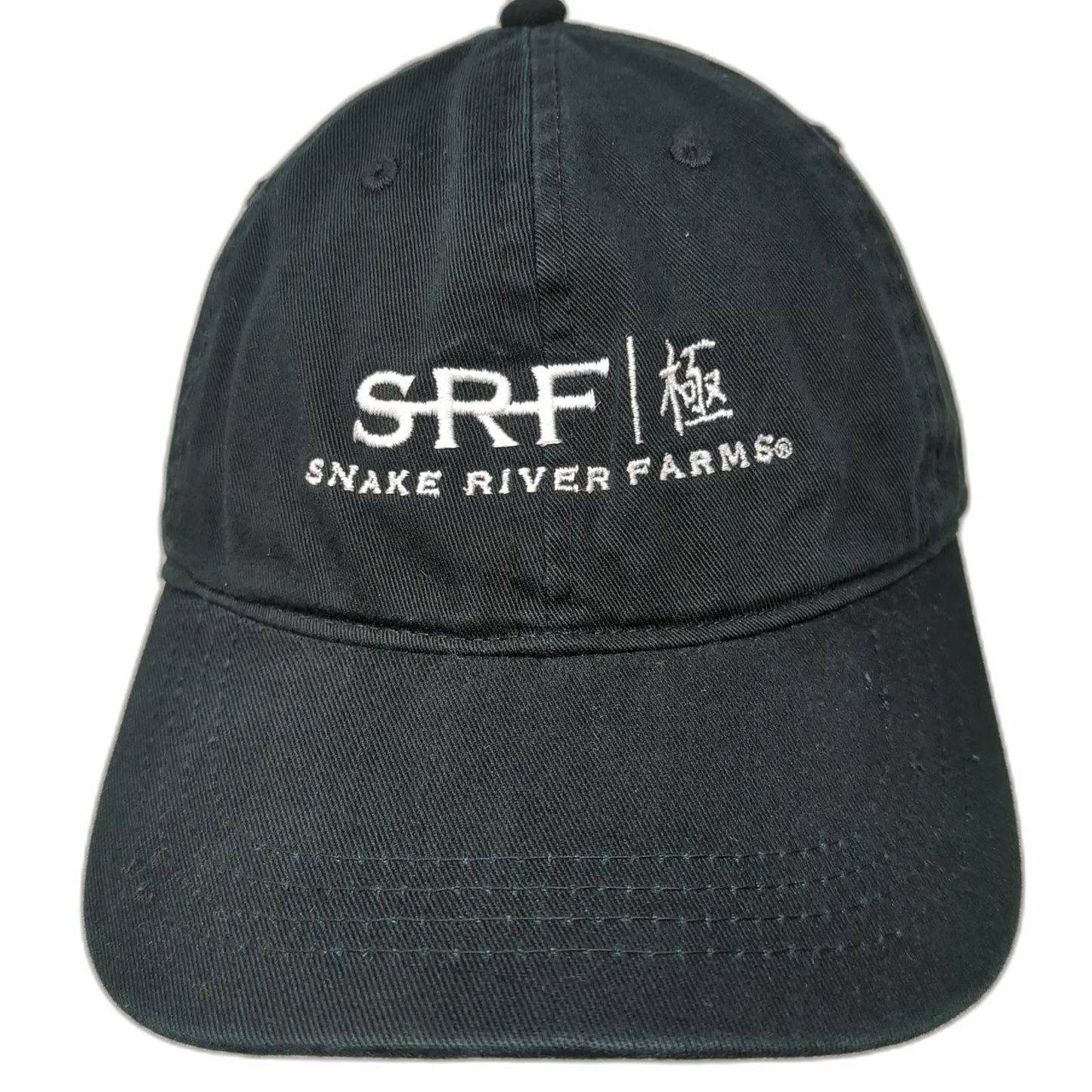 Outdoor Baseball Cap Black One Size Snake River Farms SRF Slideback Buckle Hat