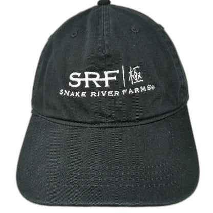 Outdoor Baseball Cap Black One Size Snake River Farms SRF Slideback Buckle Hat