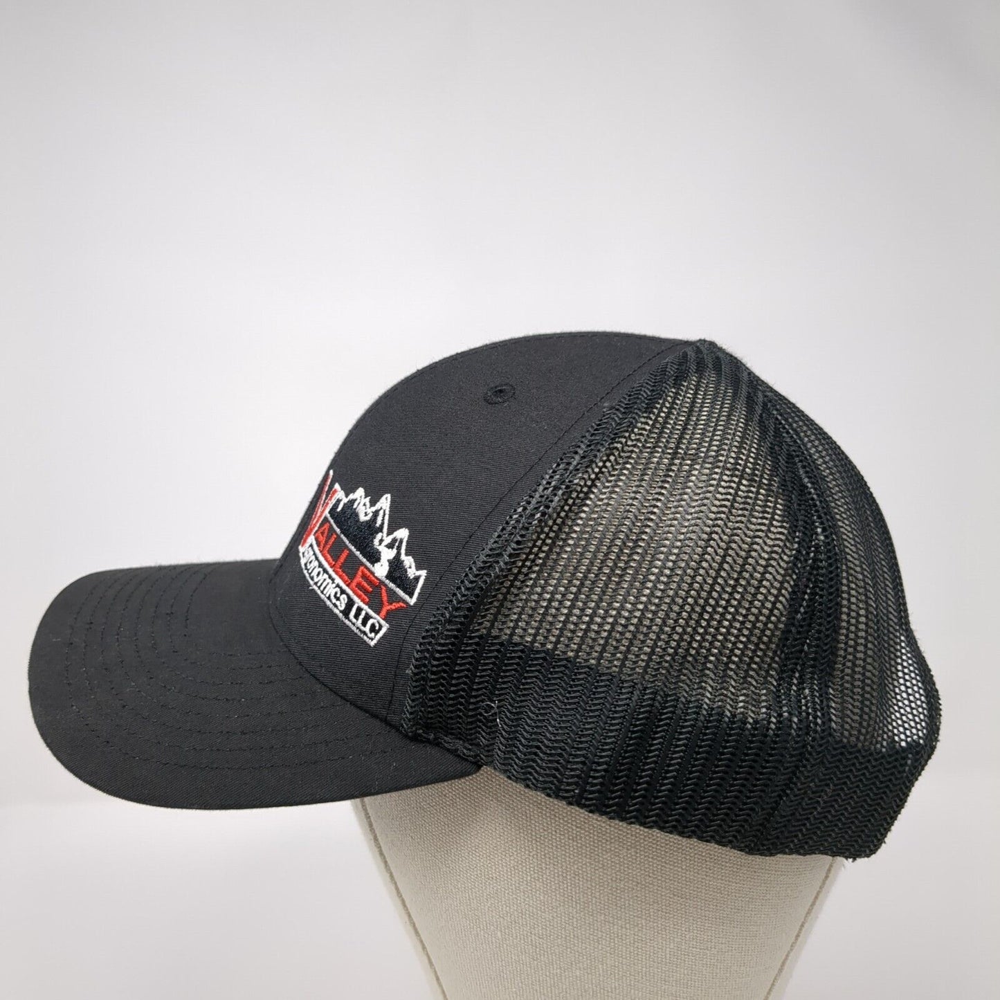 Valley Agronomics LLC Snapback Trucker Hat Black OSFA Mesh Back Solid