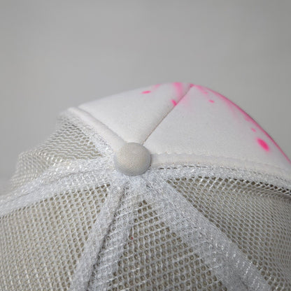 The Pink Pangolin Snapback Trucker Hat Multicolor OS Adjustable Mesh Back Rope