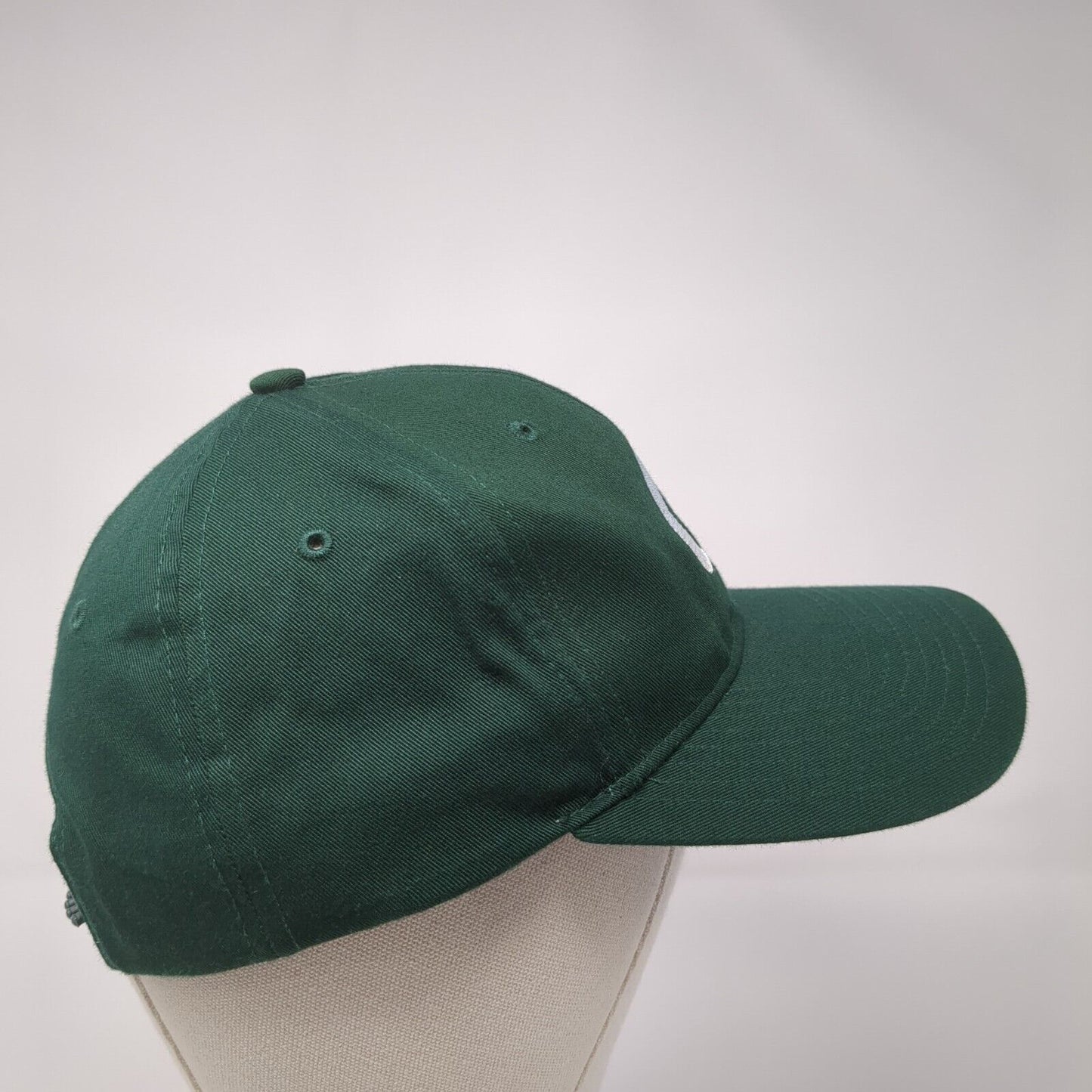 Letter C Snapback Hat Green One Size Small Solid Adjustable Richardson