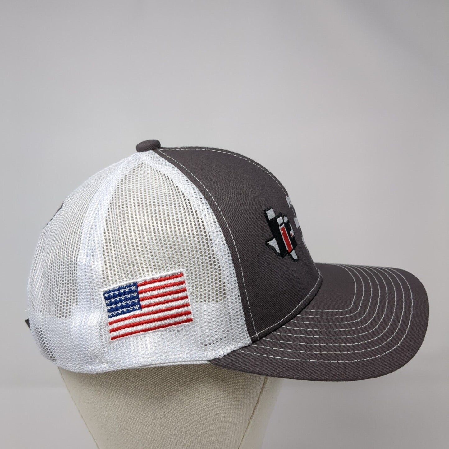 Preferred Industrial Contractors, Inc. Trucker Hat Gray One Size Mesh Back