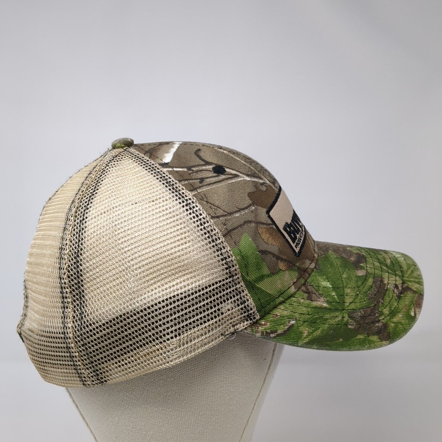 Buyers Products Company Snapback Trucker Hat Camo One Size Mesh Back