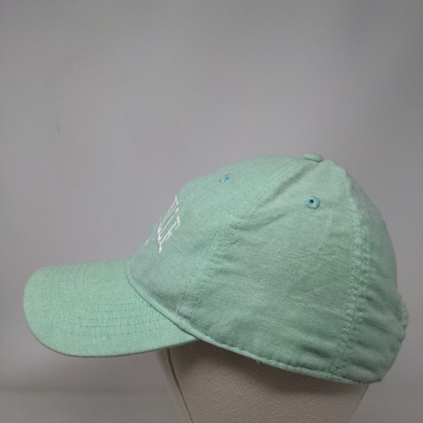 Nashville Guitar Slideback Hat Green One Size Embroidered 6 Panel