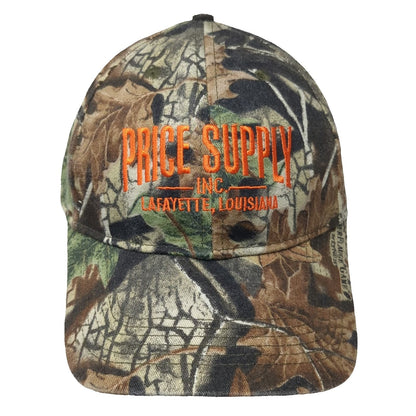 Baseball Cap Green Orange One Size Camo Price Supply Inc Lafayette Louisiana Hat
