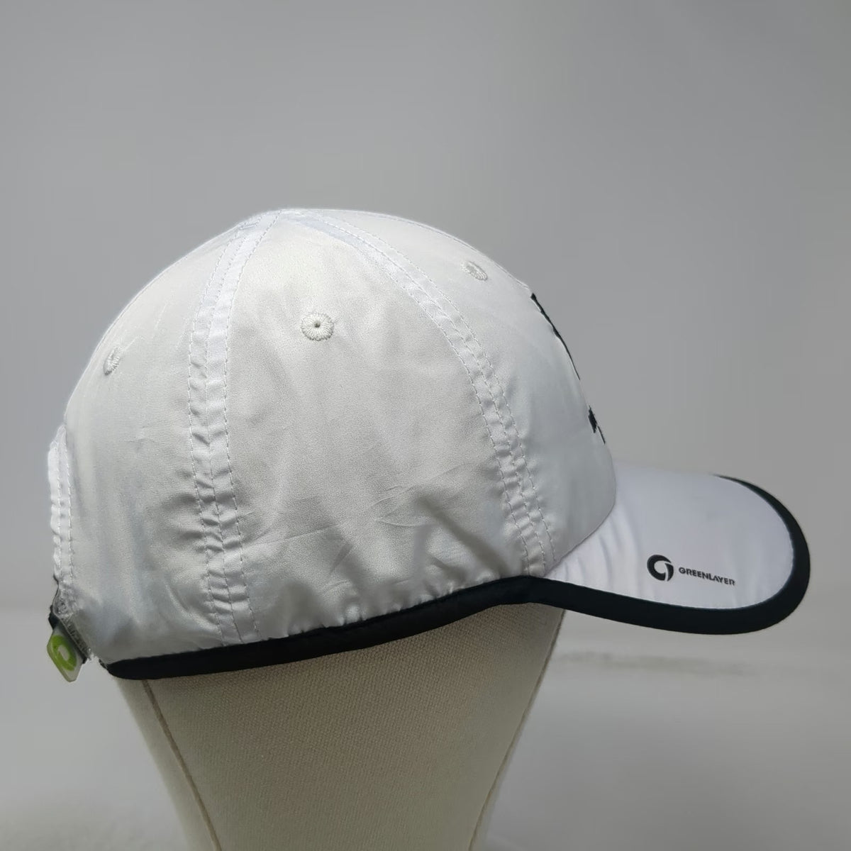 Greenlayer Major League Triathlon MLT White Baseball Cap One Size Sport Hat