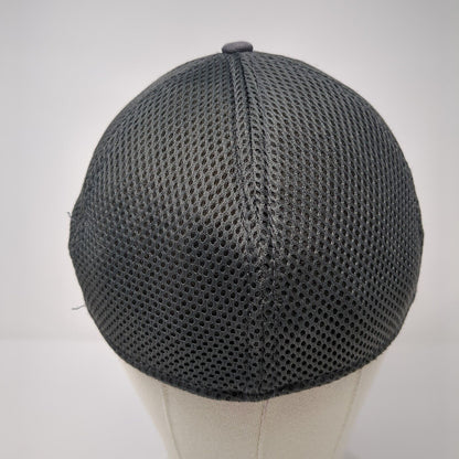 Kahn Steel Fitted Mesh Back Hat Gray M/L Stretch New Era 39Thirty