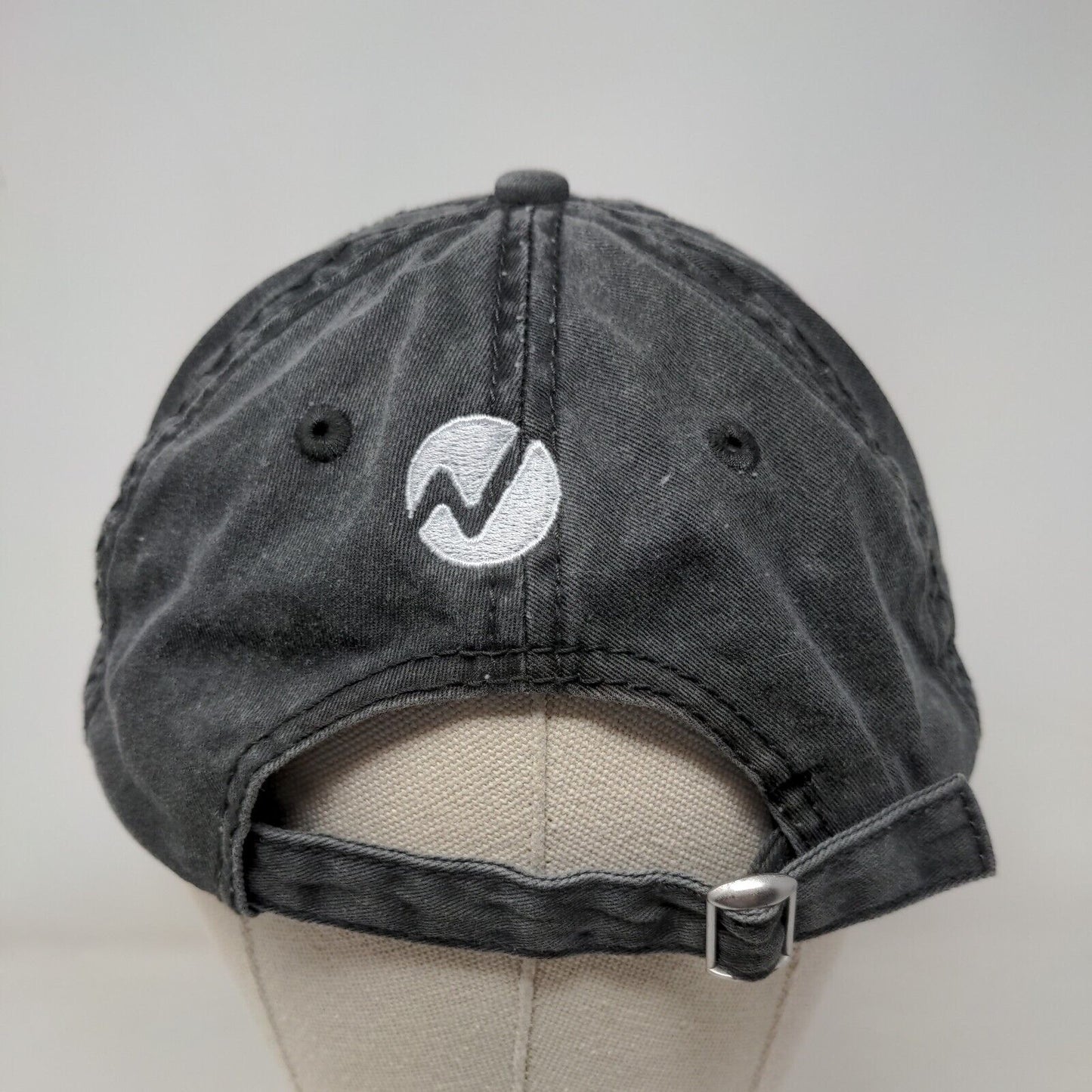 Beautiful Slideback Hat Gray One Size Embroidered Adjustable Sportsman