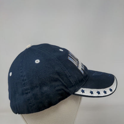 United States Navy Slideback Hat Blue OSFM Embroidered Eagle Crest
