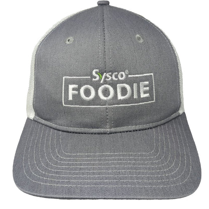Port Authority Trucker Hat Gray One Size Mesh Back Snapback Sysco Foodie Logo