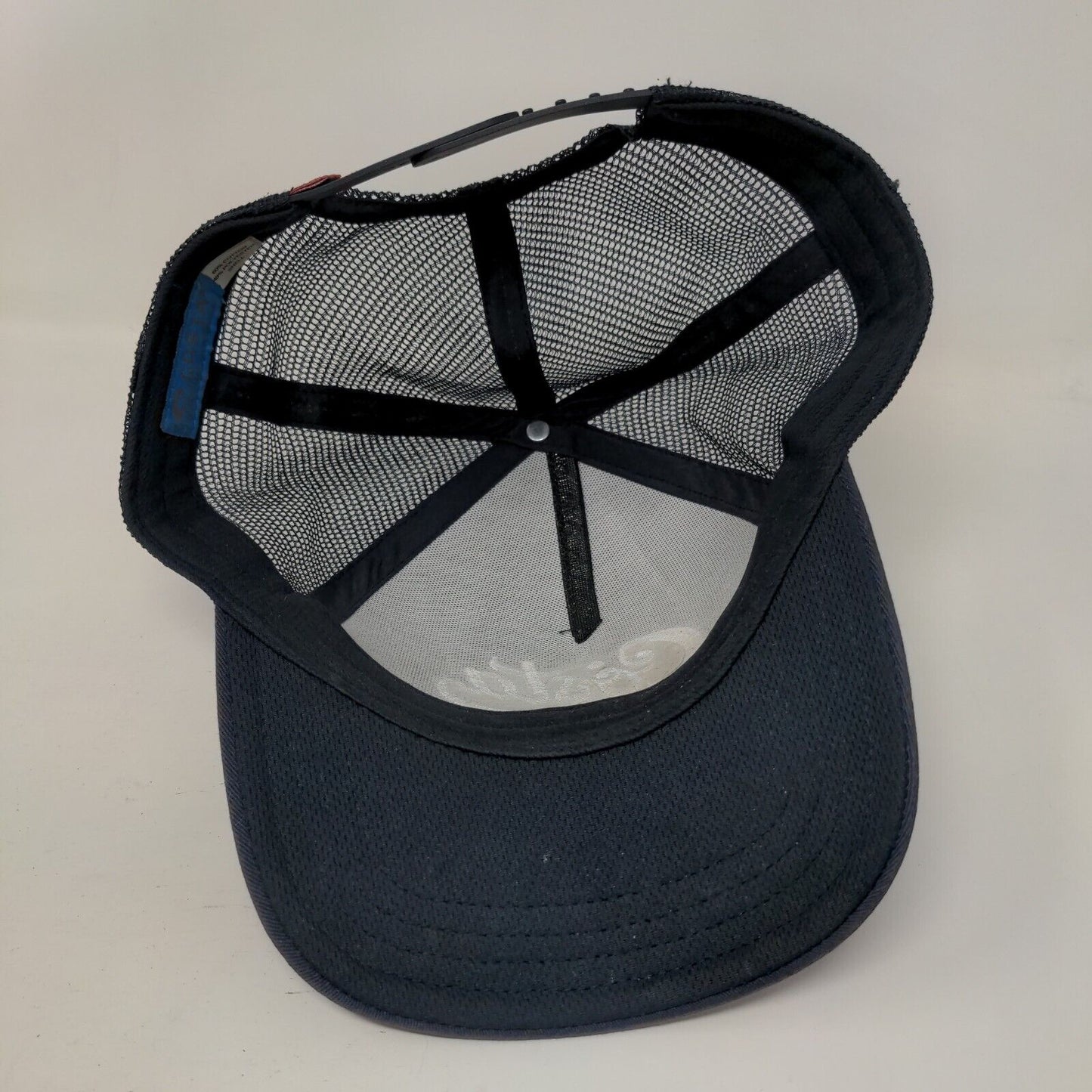 Costa USA Snapback Trucker Hat Blue One Size Embroidered Patriotic Mesh Back