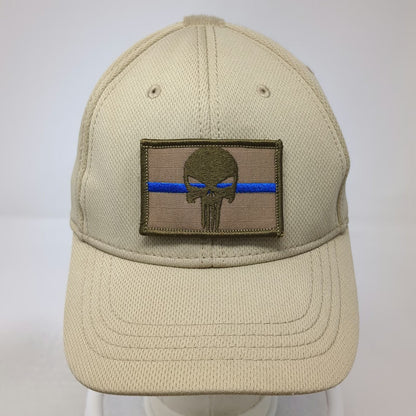 Condor Baseball Cap Beige M Punisher Skull Thin Blue Line Tactical Patch Hat