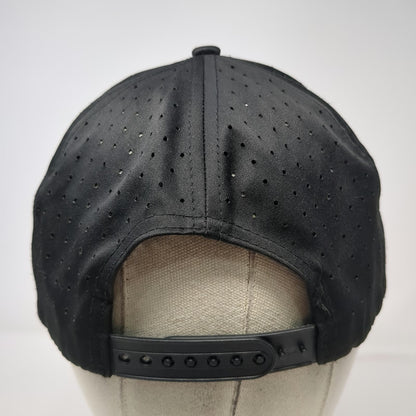 Back Nine Bullies Trucker Hat Black One Size Snapback Rope Laser Cut Golf