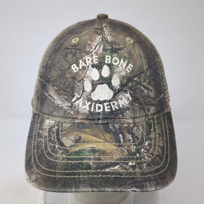 Bare Bone Taxidermy Snapback Trucker Hat Multi Camo One Size Mesh Back