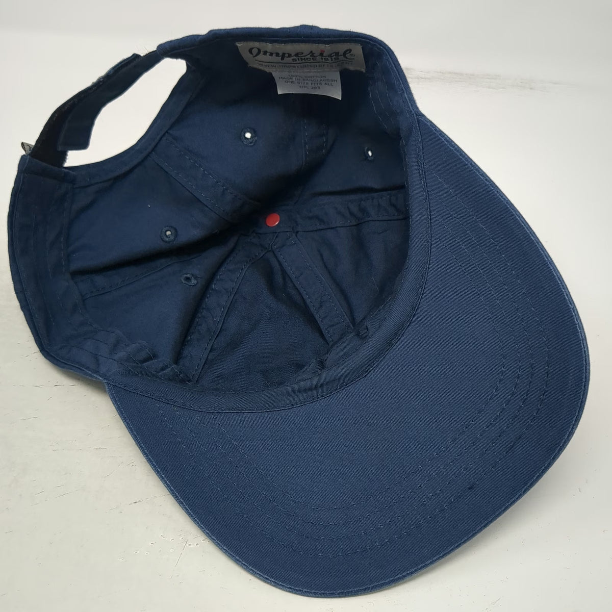 Imperial Baseball Cap Blue One Size SaddleBrooke Mountain Logo Cotton Strapback