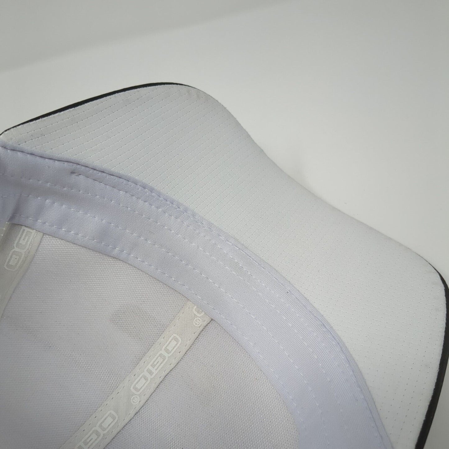 OGIO Strapback Hat White One Size Adjustable Vented Holes 6 Panel Polyester