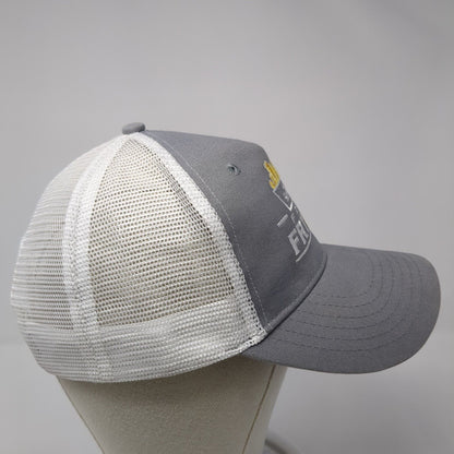 Simplot Free Fry Day Snapback Trucker Hat Gray OS Adjustable Mesh Quake City Cap