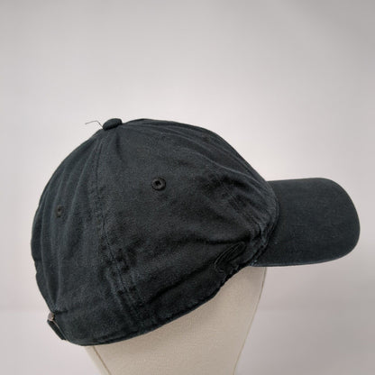 Palm Tree Slideback Hat Black One Size Adjustable Embroidered Jet Set Surf Shop