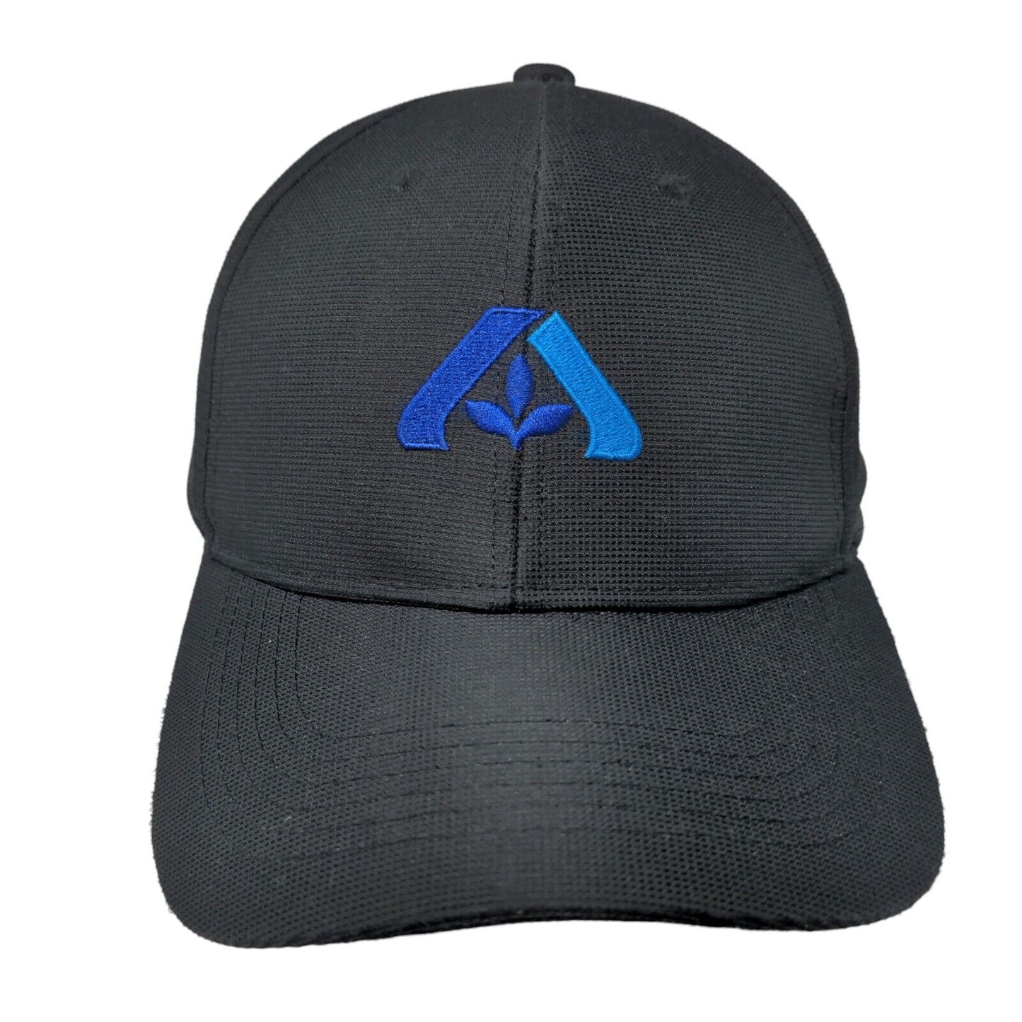 Image Solutions Strapback Hat Black One Size Adjustable Embroidered